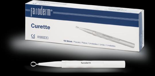 Faroderm Curette 7 mm steril - 10 Stück