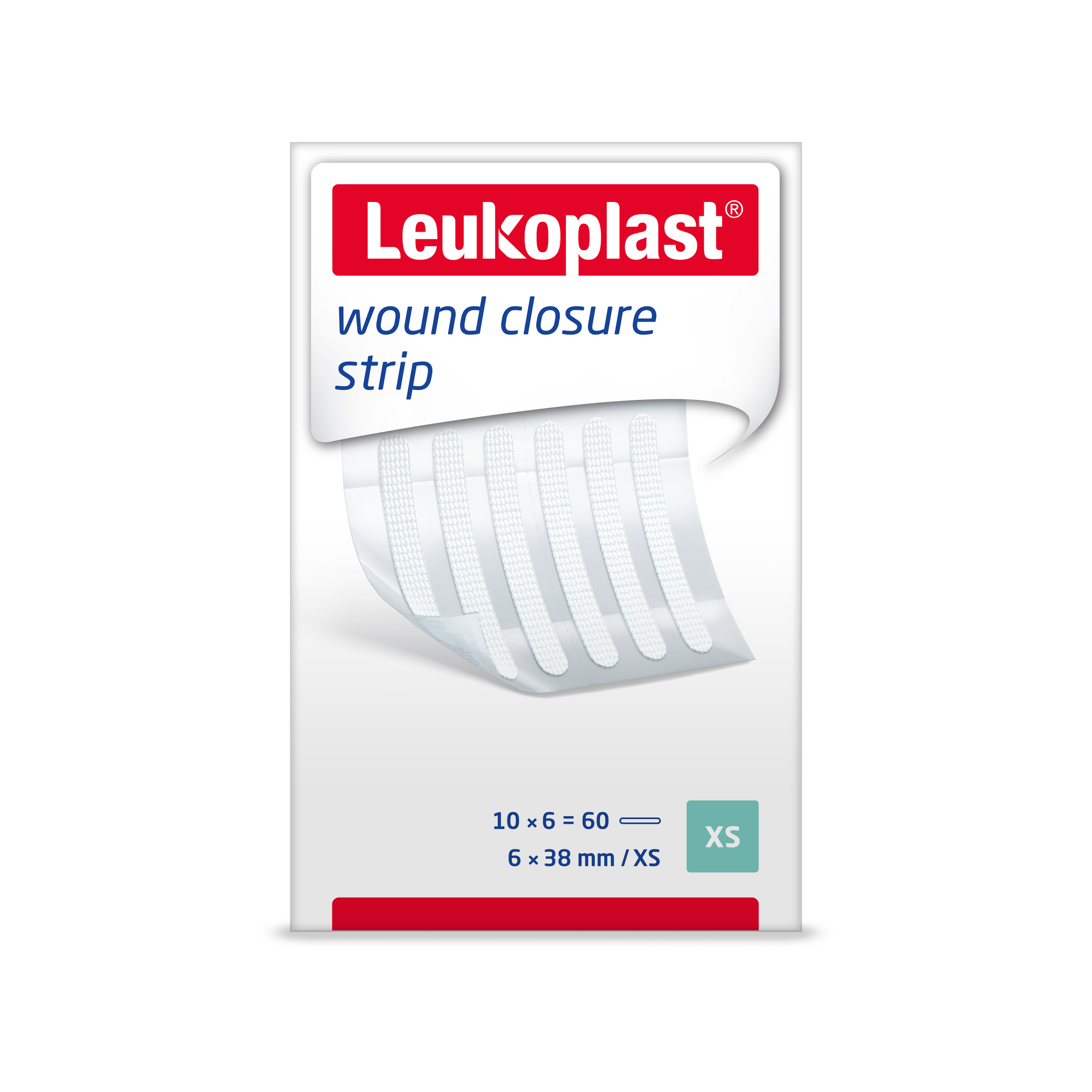 Leukoplast wound closure strip, 10 Peelbeuteln, weiß, steril