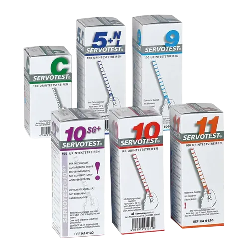 Servotest Urindiagnoseteststreifen Servotest Urindiagnoseteststreifen