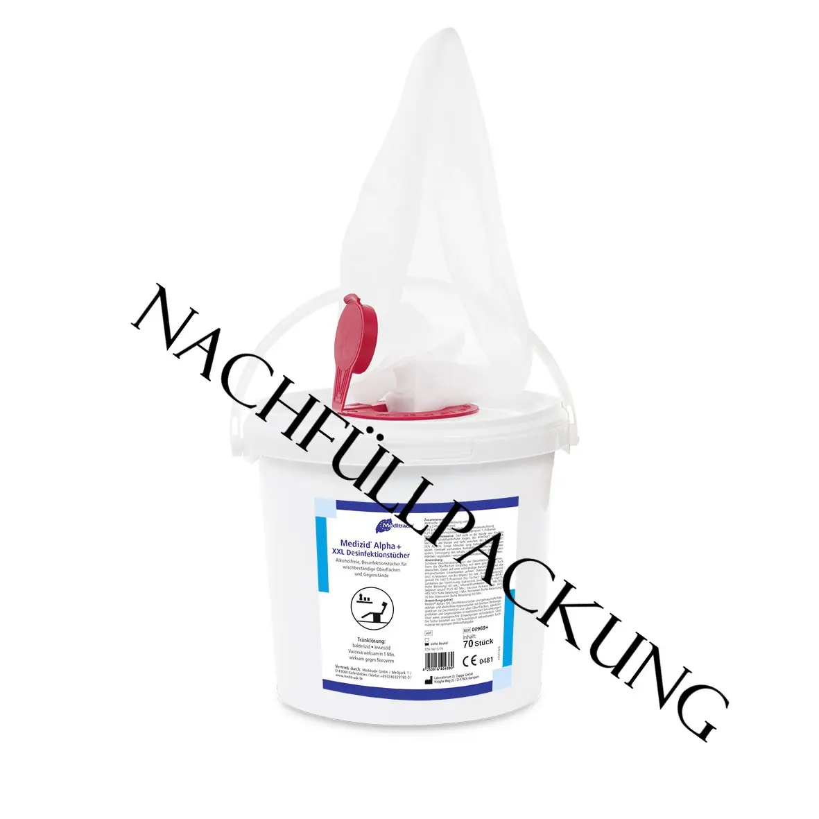 Medizid® Alpha+ Tücher (alkoholfrei) - Nachfüllpackung Medizid® Alpha+ Tücher (alkoholfrei) - Nachfüllpackung