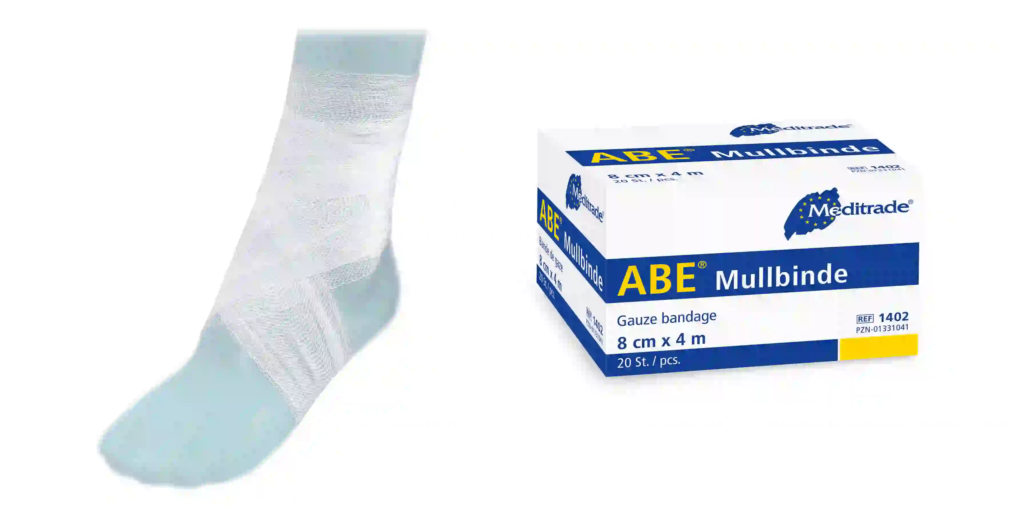 ABE® Mullbinde, 8 cm x 4 m