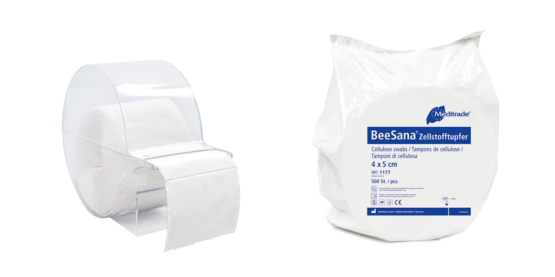 BeeSana® Zellstofftupfer - sterilisiert