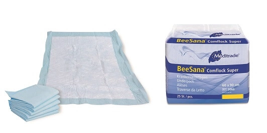 BeeSana Comflock Super Krankenunterlage 60x90 cm BeeSana Comflock Super Krankenunterlage 60x90 cm
