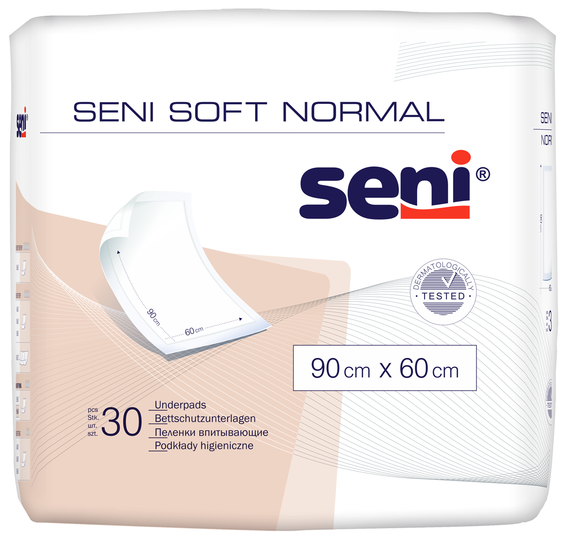 Seni Soft Normal Bettschutzunterlage 40cm x 60cm / 30 Stück Seni Soft Normal Bettschutzunterlage 40cm x 60cm / 30 Stück