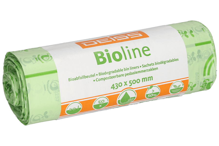 Deiss Bioline-Bioabfallbeutel 10 L - 100% kompostierbar