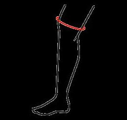 epX® Knee Dynamic Kniegelenkbandage Größe M/L