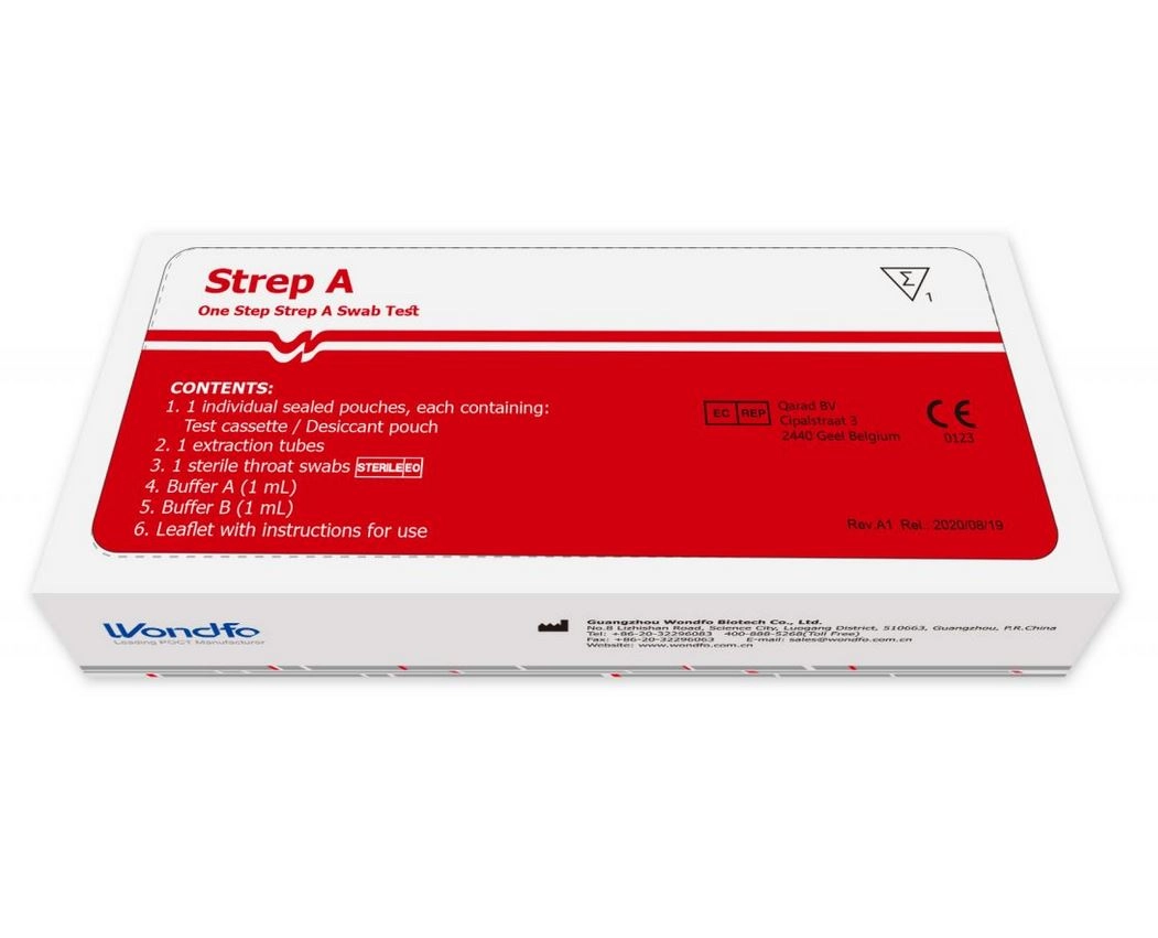 Wondfo Streptokokken Gruppe A Schnelltest Selbsttest Strep A Wondfo Streptokokken Gruppe A Schnelltest Selbsttest Strep A