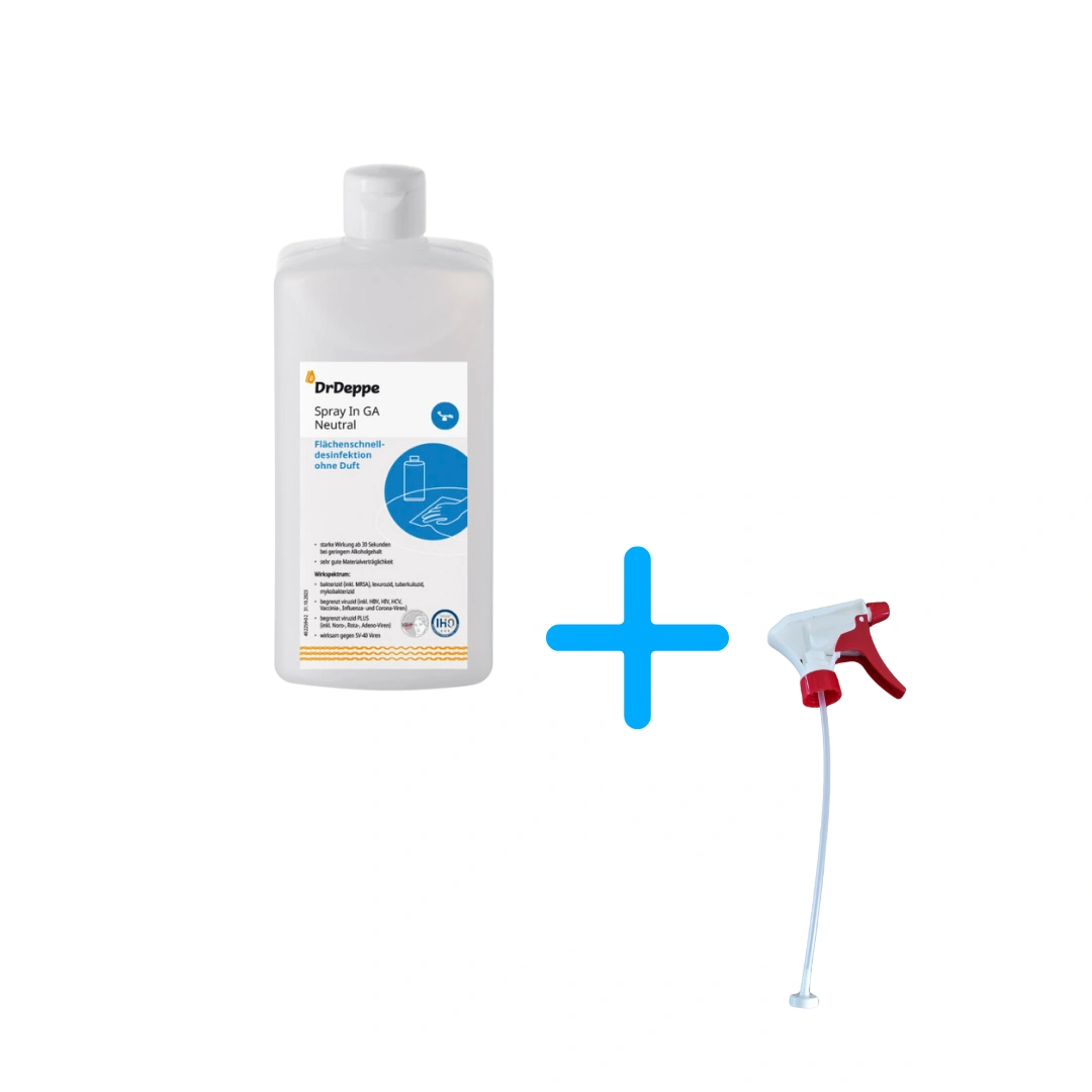 DrDeppe SprayIn GA Flächendesinfektion 500 ml DrDeppe SprayIn GA Flächendesinfektion 500 ml