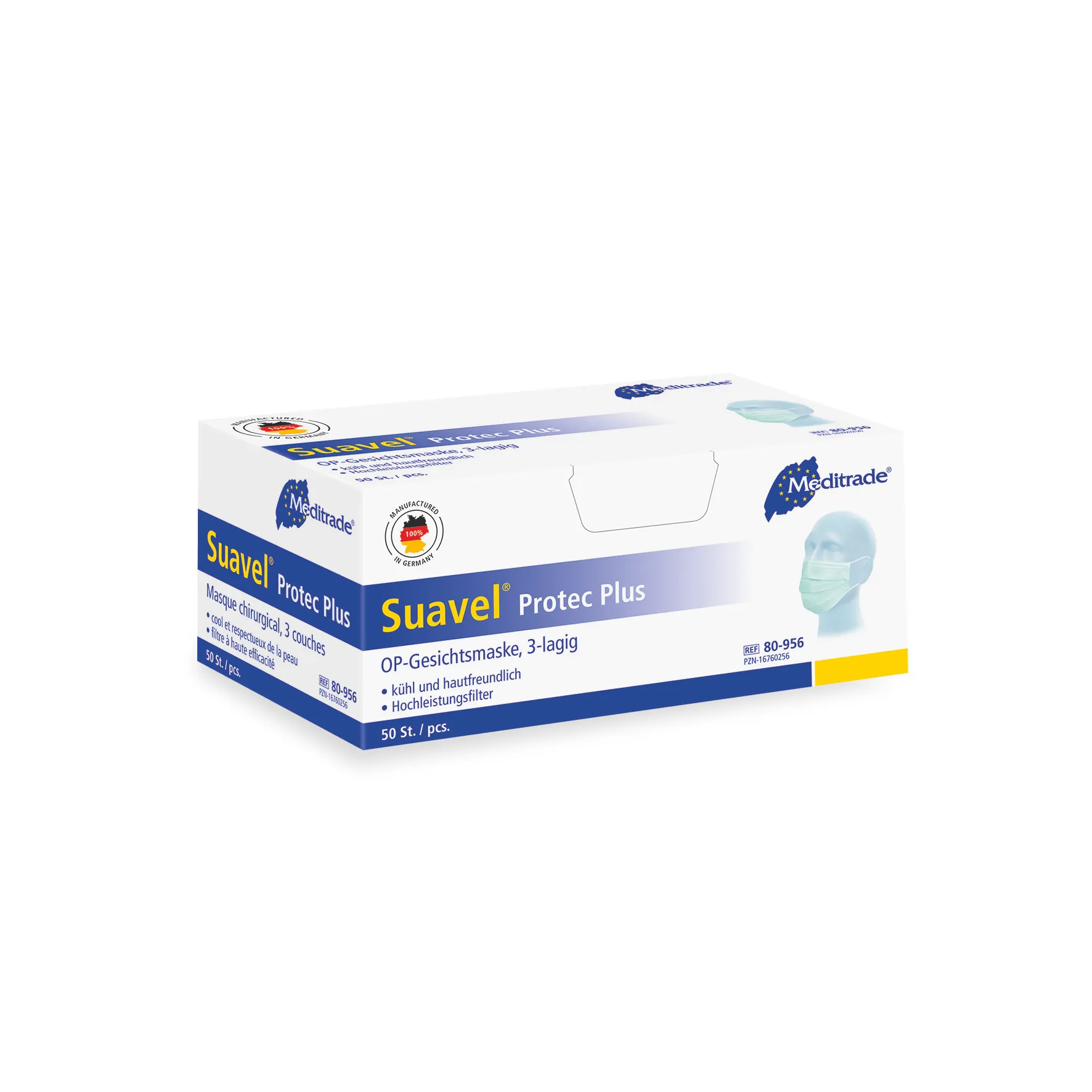Suavel® Protec Plus, OP-Maske, hergestellt in Deutschland