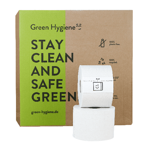 Green Hygiene® ROLF Toilettenpapier Kleinrolle, 2-lagig
