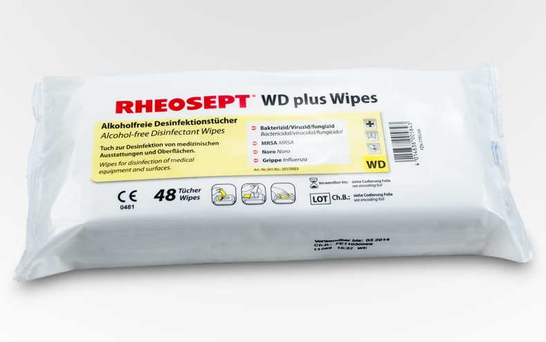 Rheosept Wipes WD plus Maxi 48 Tücher