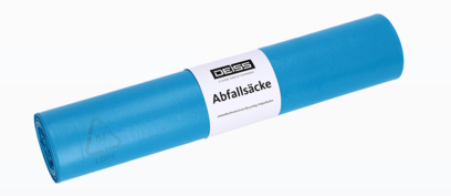 MÜLLSÄCKE, 120 LITER, 700MM X 1100MM, 29 MY, BLAU AUS LDPE MÜLLSÄCKE, 120 LITER, 700MM X 1100MM, 29 MY, BLAU AUS LDPE