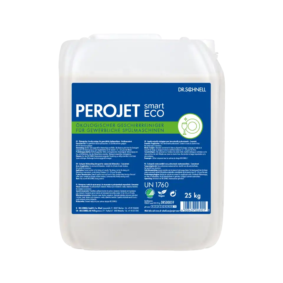 PEROJET smart ECO Chlorfreier, ökologischer extra starker Geschirrreiniger für alle Wasserhärten PEROJET smart ECO Chlorfreier, ökologischer extra starker Geschirrreiniger für alle Wasserhärten