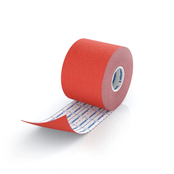 Leukotape® K Kinesio Tape Fixierbinde Rot 5 m x 7,5 cm