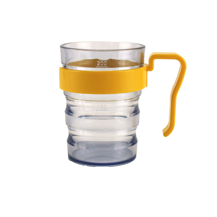 Haltegriff zum Rillenbecher, gelb