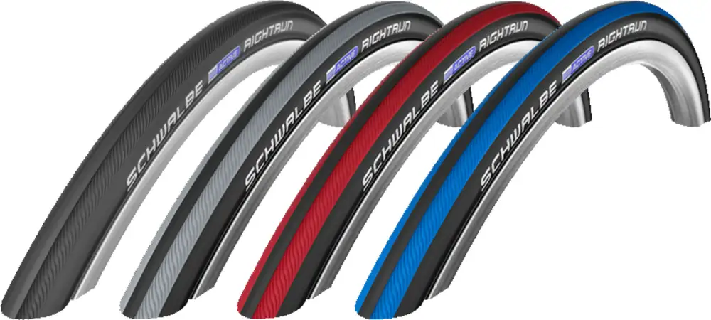 25" x 1" (23-559) Schwalbe Rightrun Mantel, grau/schwarz 25" x 1" (23-559) Schwalbe Rightrun Mantel, grau/schwarz