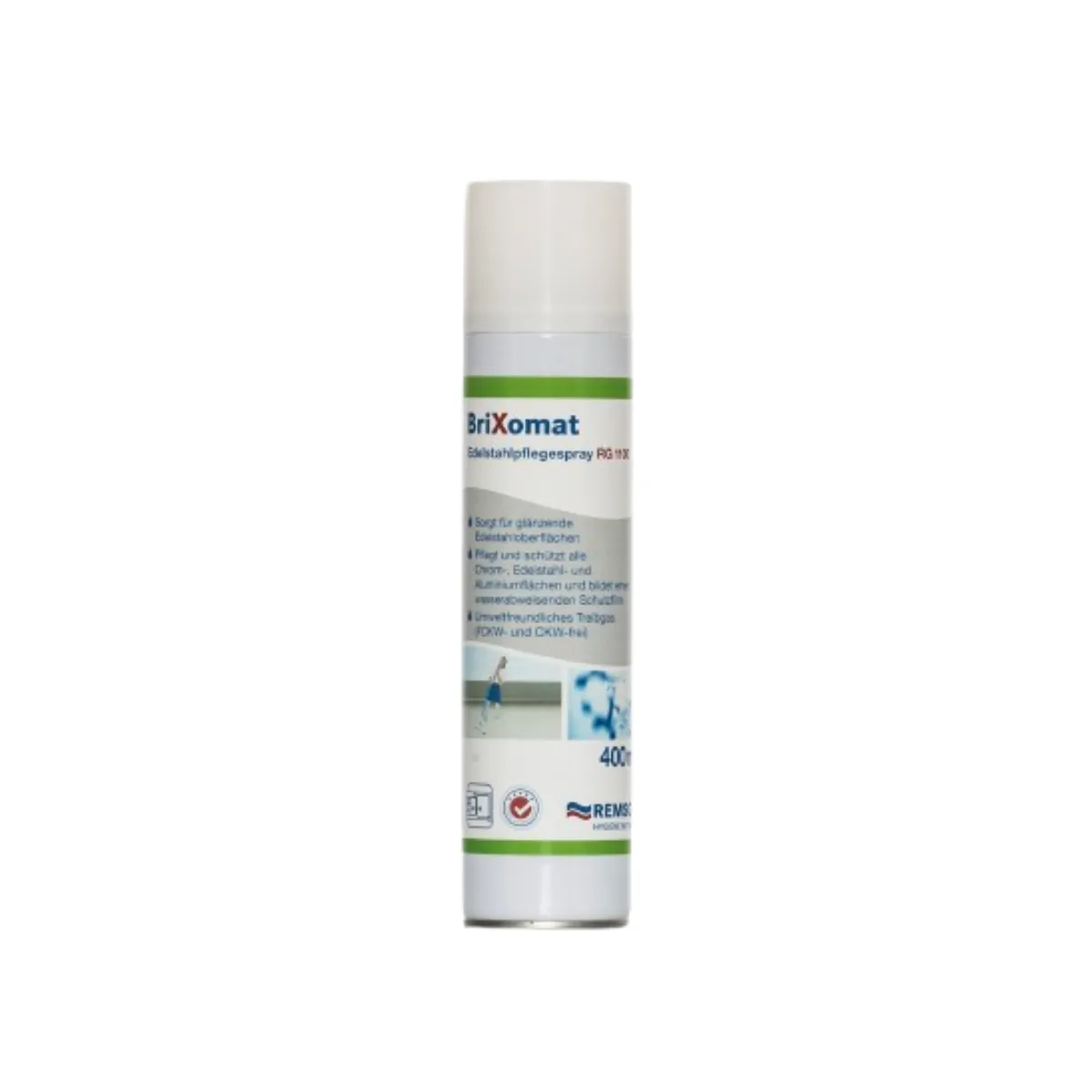 BriXomat Edelstahlpflegespray RG 1100, 400 ml Spraydose