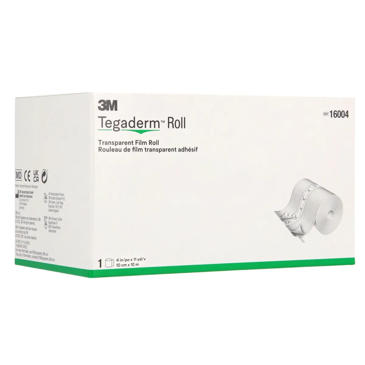 Tegaderm Roll 10mx10cm AP 1 Rolle Transparentverband