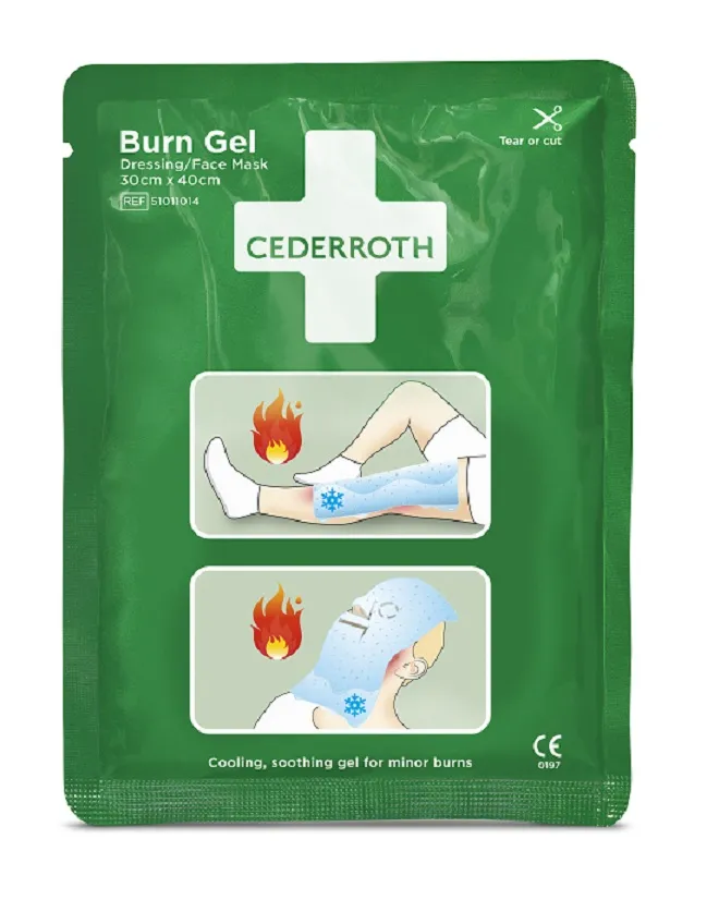 Burn Gel Kompresse Bein/Gesicht 30×40 cm