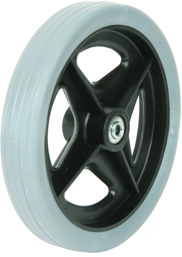 8" Vollgummirad, 200 x 30 mm, flache Lauffläche