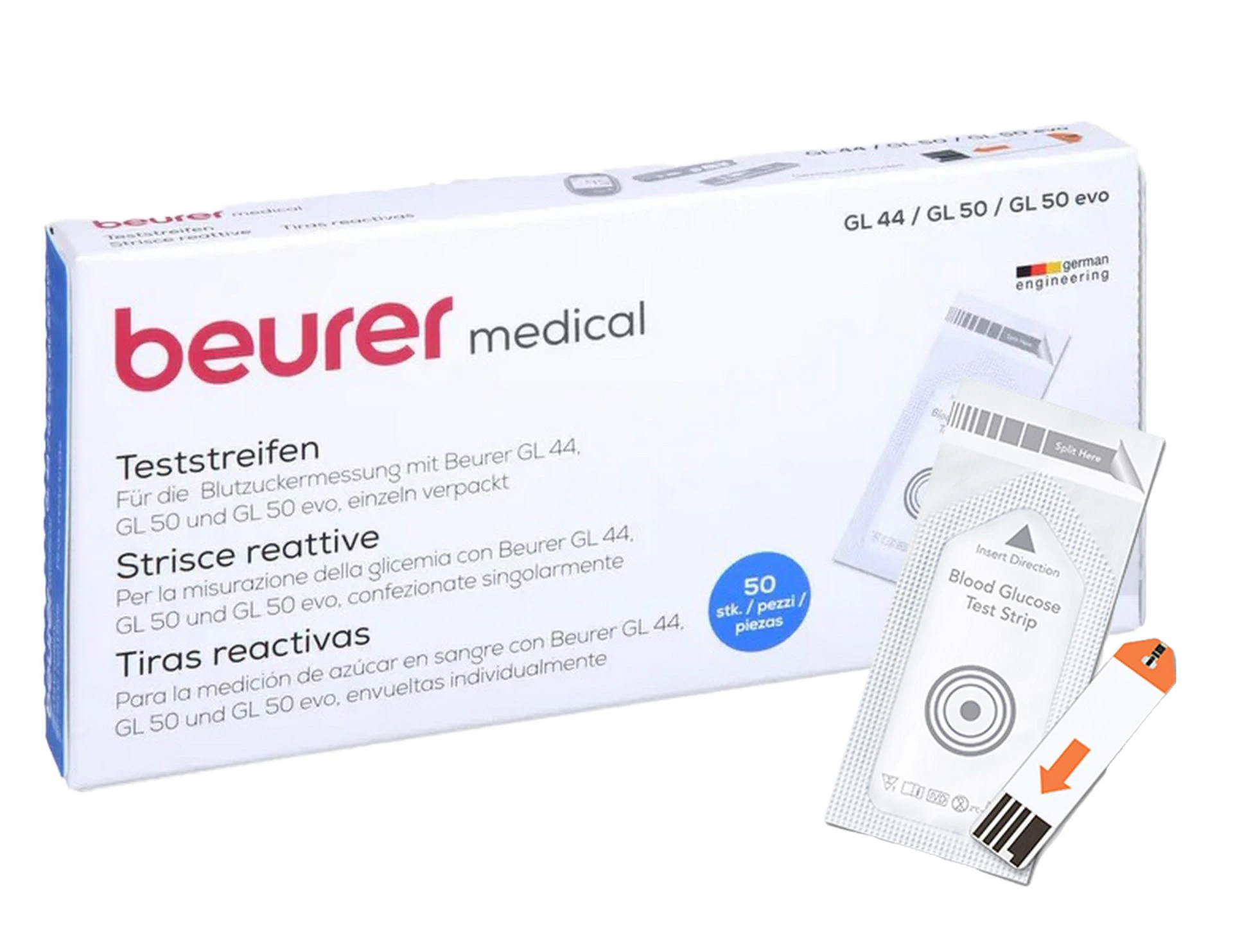 Beurer Blutzucker-Teststreifen GL 44/50/50 evo