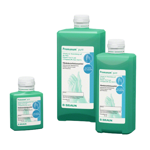 Promanum® Pure Händedesinfektion mit speziellem Rückfetter