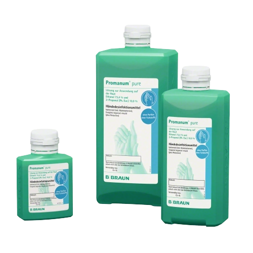 Promanum® Pure Händedesinfektion mit speziellem Rückfetter