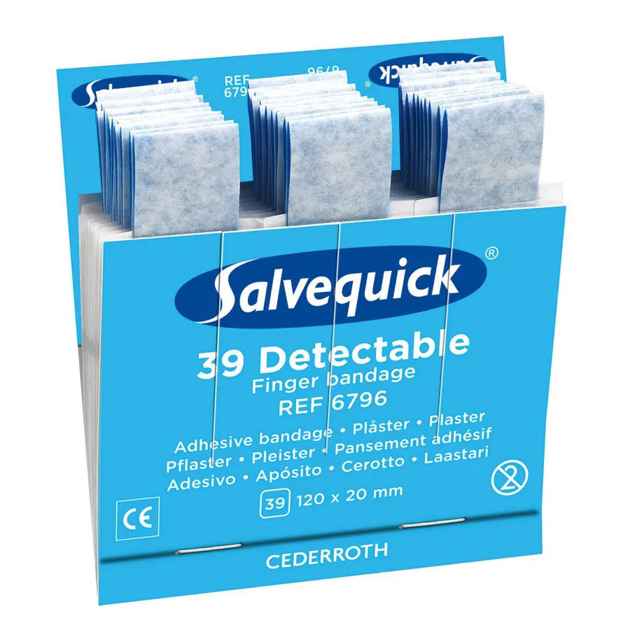 Blaue detektierbare Fingerpflaster - Nachfüllpackung Blaue detektierbare Fingerpflaster - Nachfüllpackung