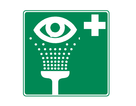 Holthaus Rettungszeichen „Augenspüleinr.“ nachleuchtend 20x20cm