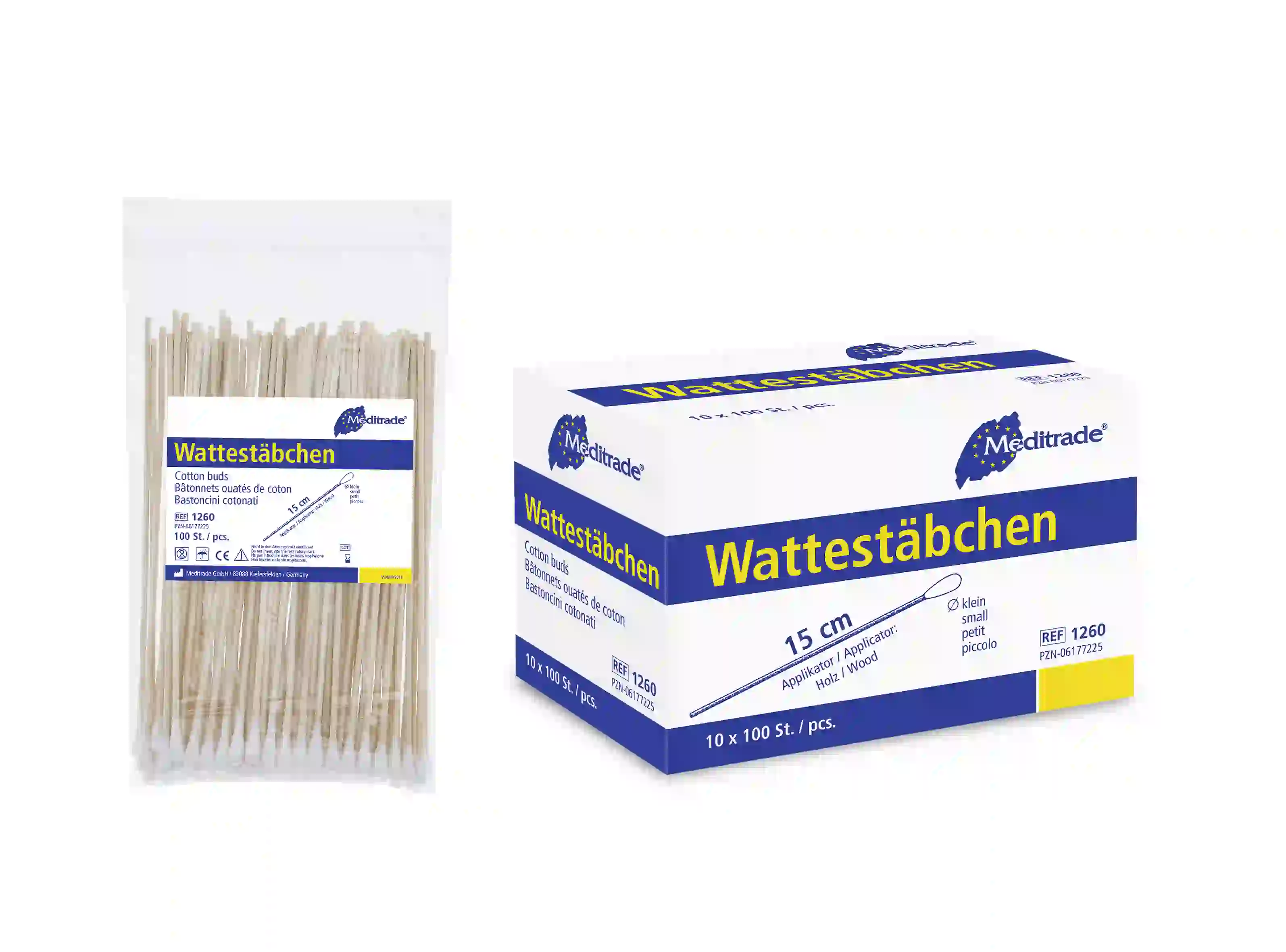 Wattestäbchen unsteril Wattestäbchen unsteril
