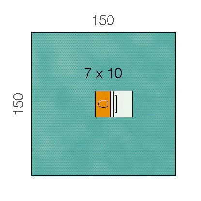 Raucodrape PRO Augentuch 3-lagig, 150x150cm, steril, 16 Stk Raucodrape PRO Augentuch 3-lagig, 150x150cm, steril, 16 Stk