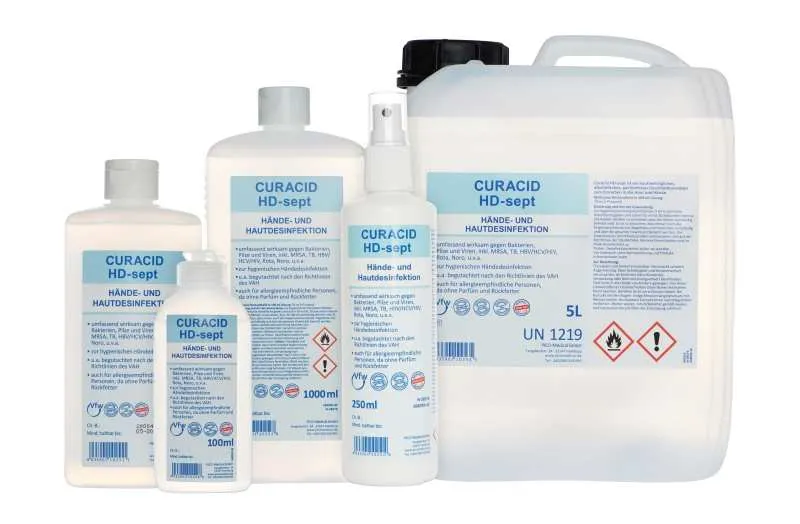 Hände-/Hautdesinfektion Curacid® HD-sept 100 ml