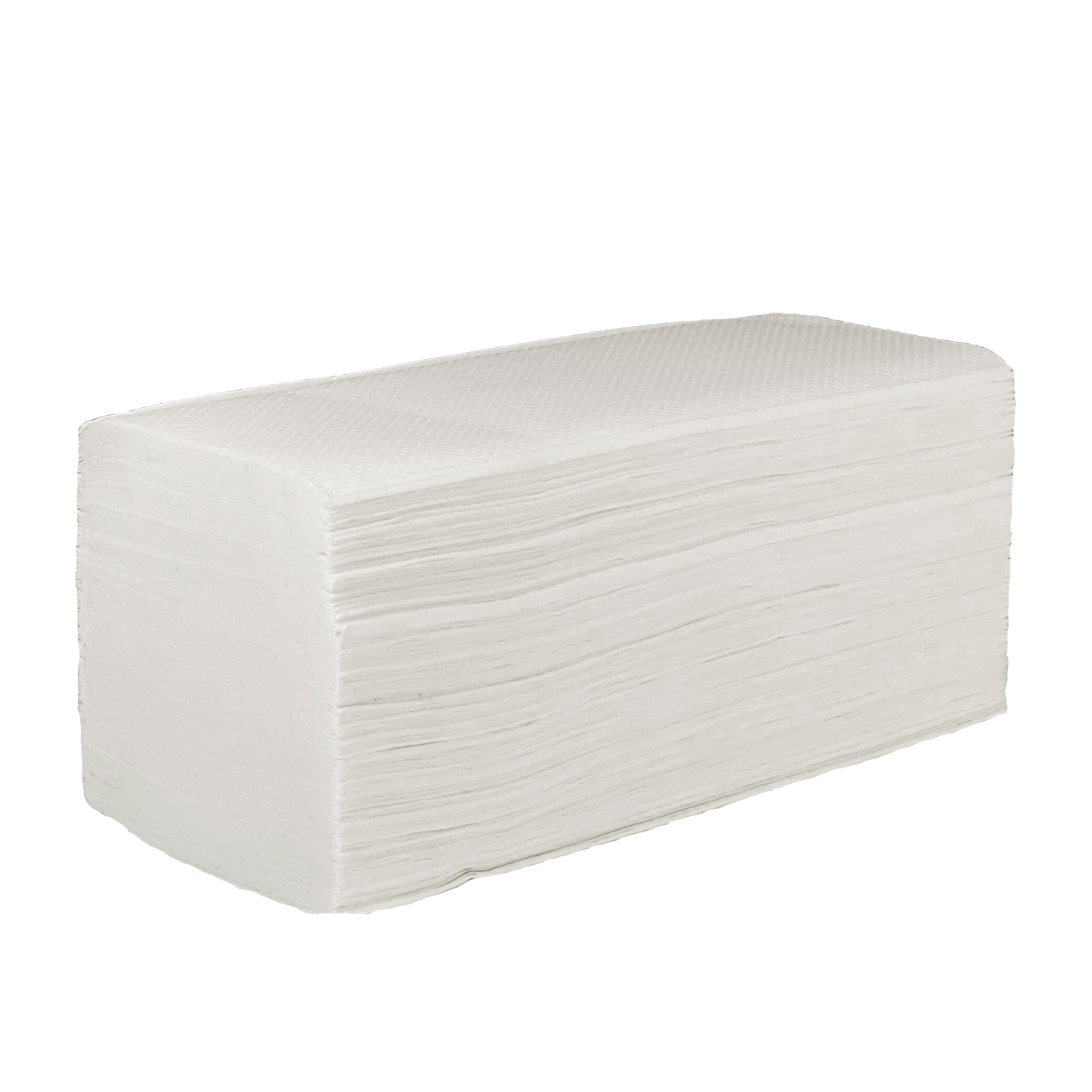 Falthandtücher V-Falz, 2-lagig, 3200 Blatt - Zellulose - Weiß