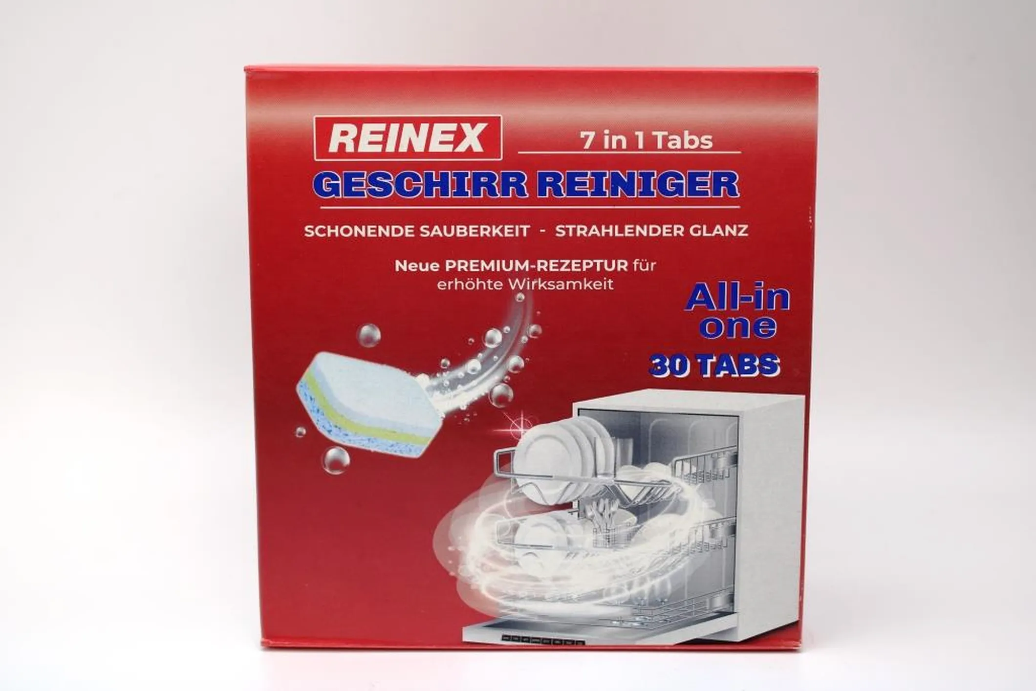 Geschirr Reiniger Tabs 7 in 1 30 x 20g