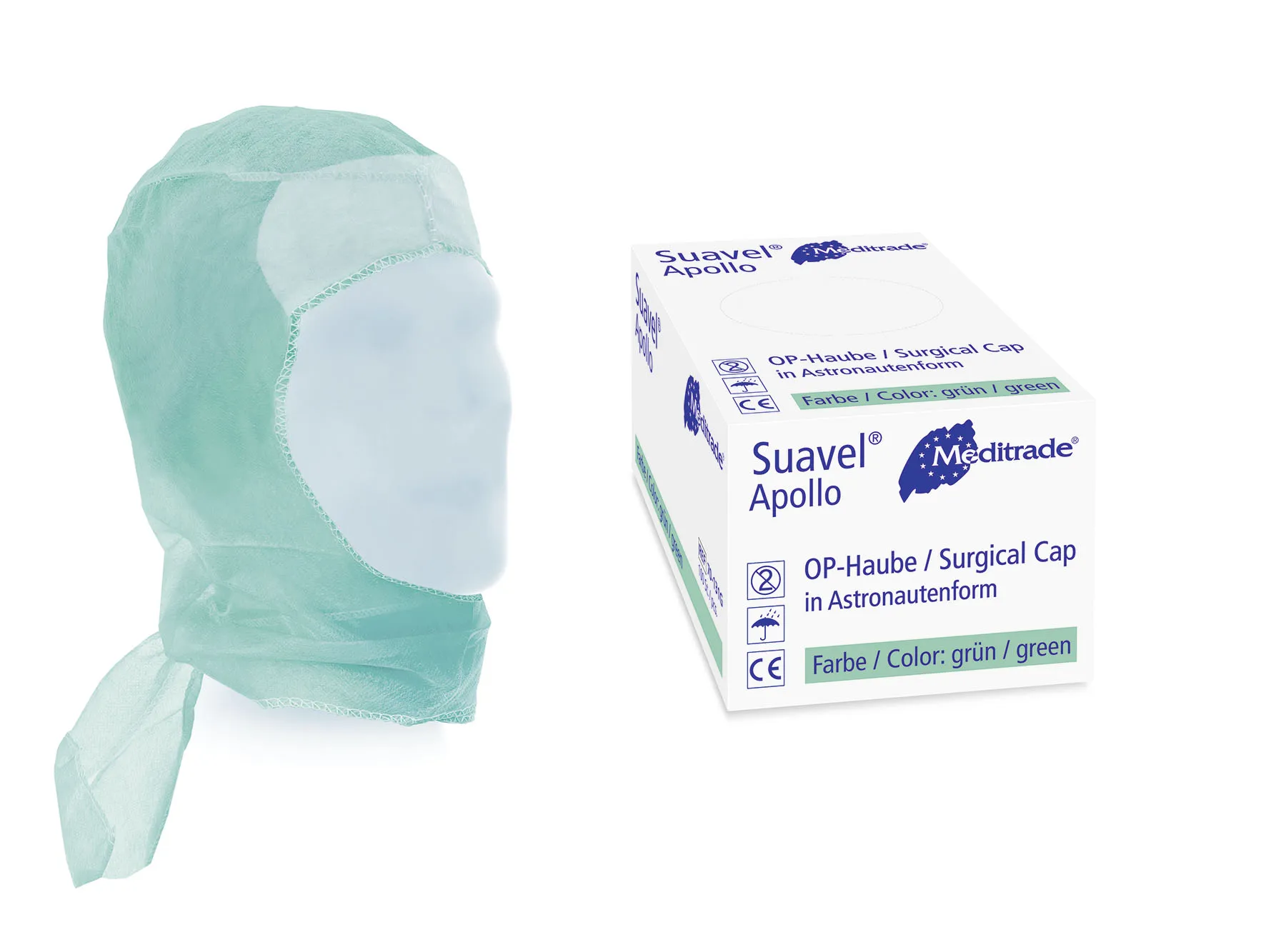 Suavel® Apollo, OP-Haube in Astronautenform Suavel® Apollo, OP-Haube in Astronautenform