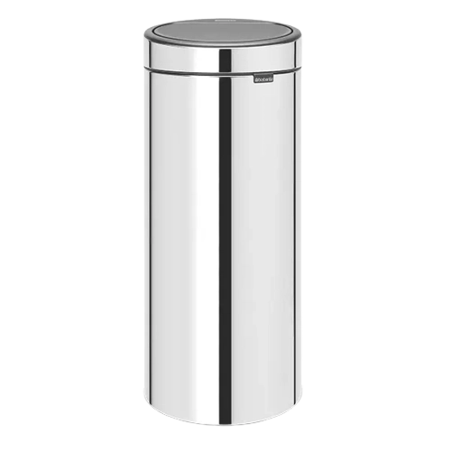 Abfalleimer Touch Bin New 30 Liter Brilliant Steel mit Kunststoffeinsatz Abfalleimer Touch Bin New 30 Liter Brilliant Steel mit Kunststoffeinsatz