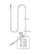 Drainobag® 150 OP-System mit Luer-Lock-Konnektor und 65 cm Verbindungschlauchlänge