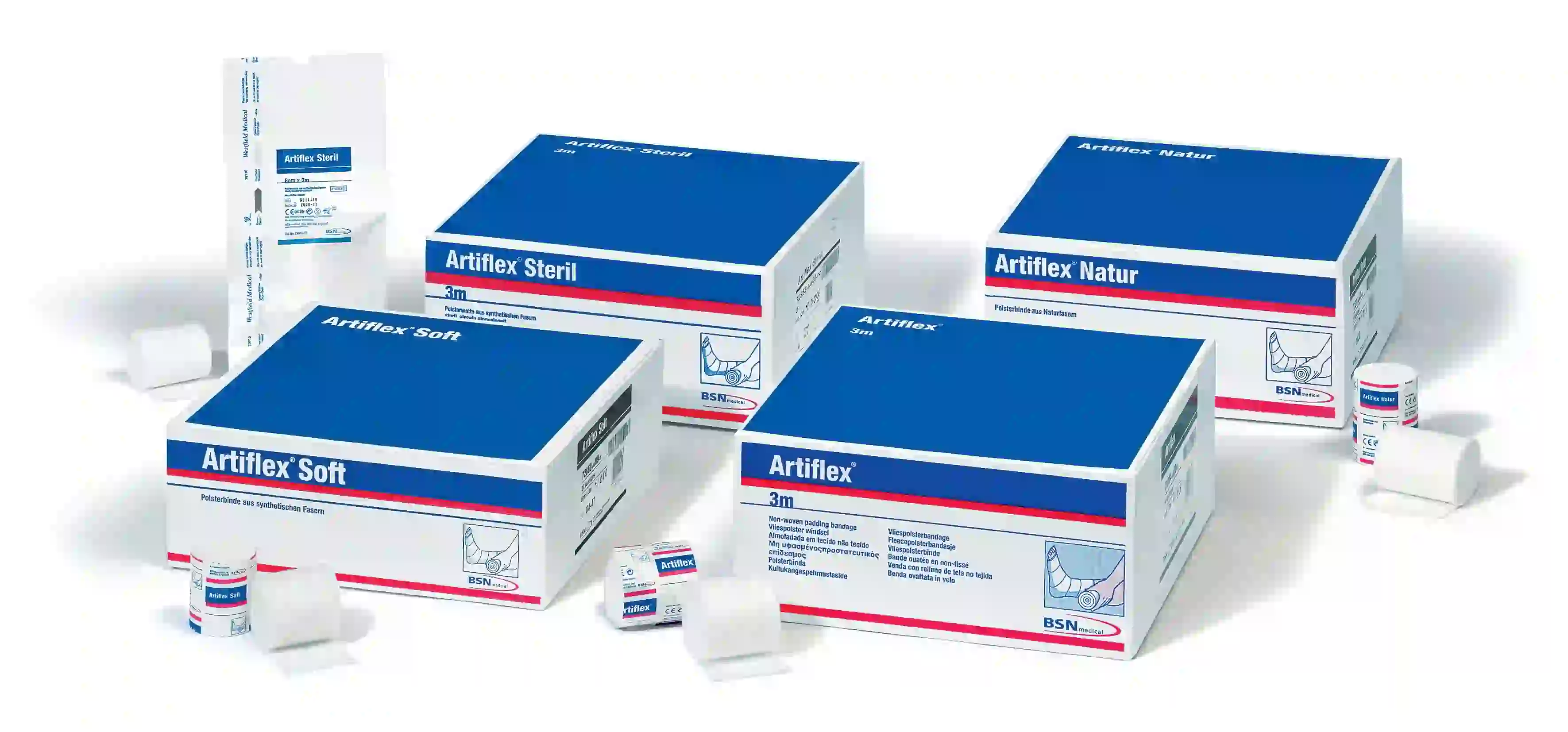 Artiflex®, Artiflex® Soft, Artiflex® Natur Polsterbinde