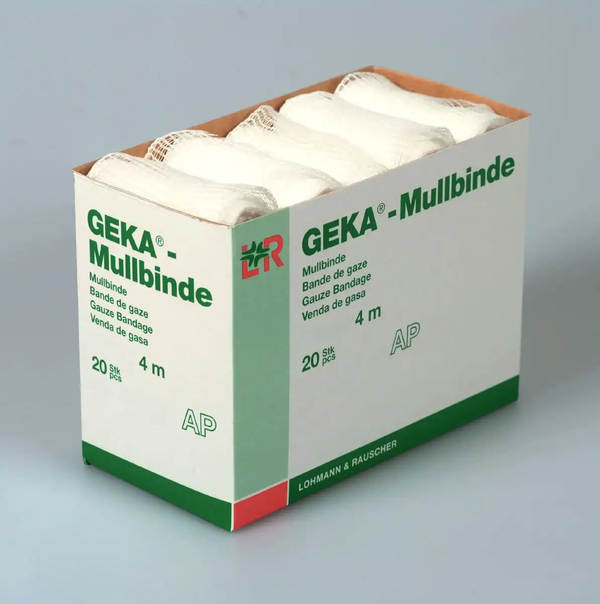 GEKA®-Mullbinde einzeln verpackt 4 cm x 4 m