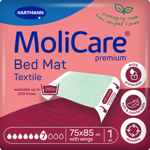 MoliCare Premium Bed Mat Textile, 7 drops