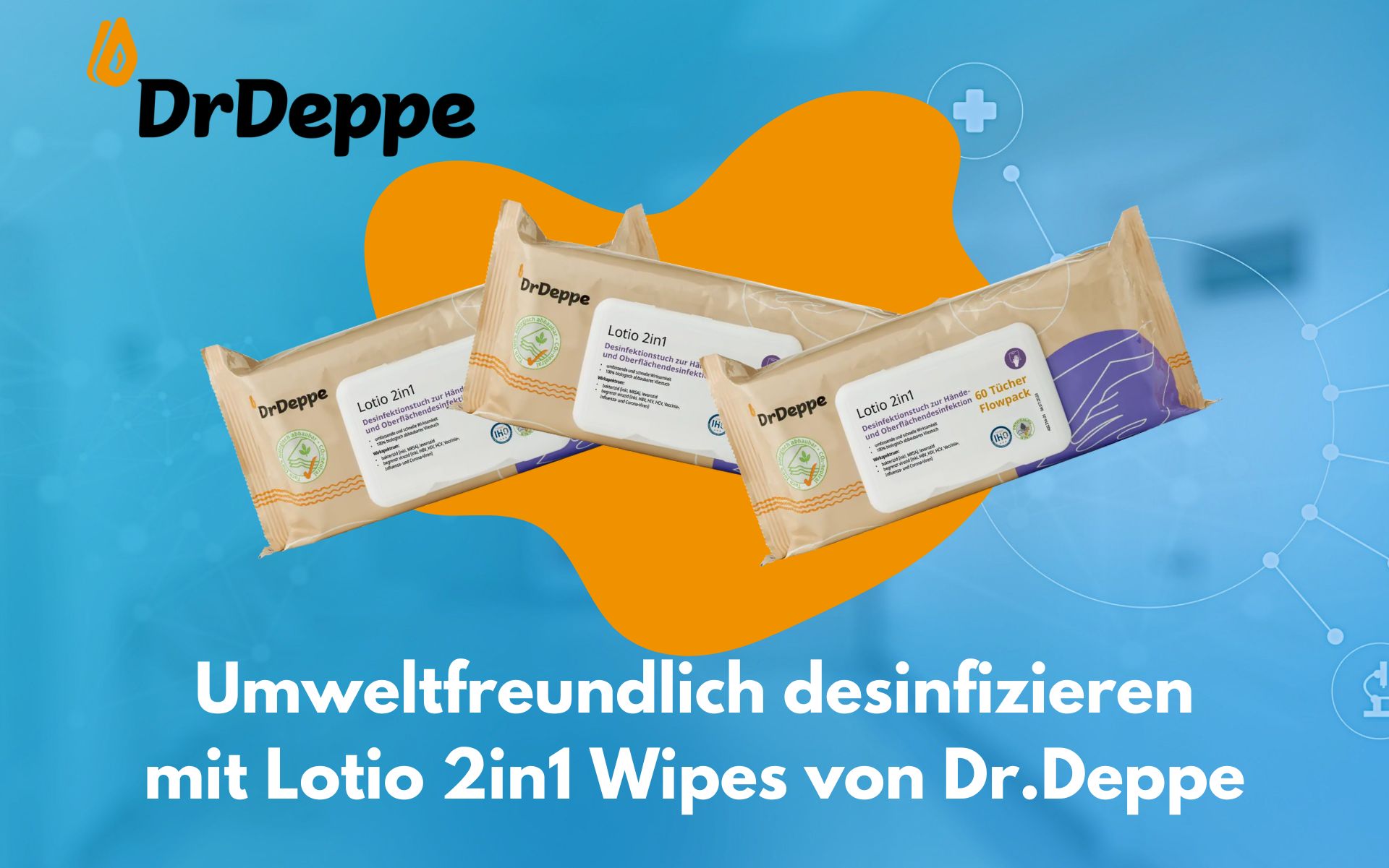 Umweltfreundlich desinfizieren: Warum biologisch abbaubare Desinfektionstücher die bessere Wahl sind