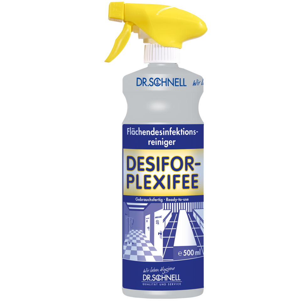 DESIFOR-PLEXIFEE Flasche mit Sprühkopf 500 ml