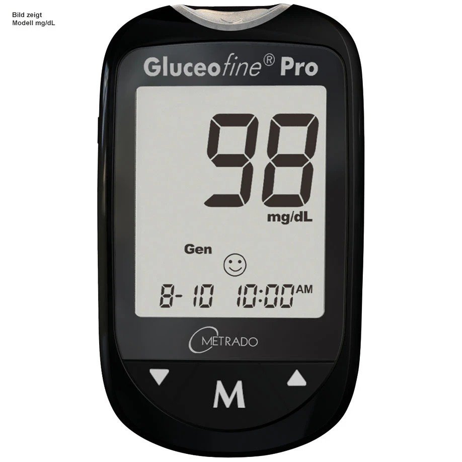 Gluceofine®Pro Blutzucker-Mess-System Set