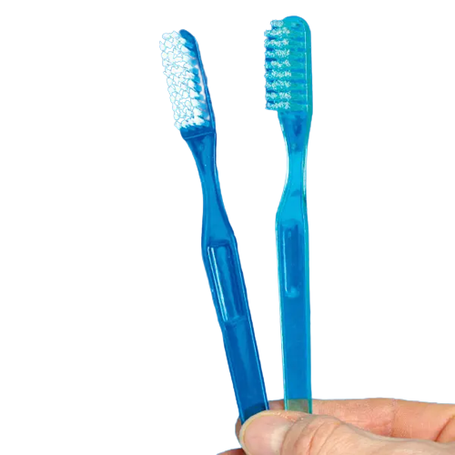 Mediware Einmalzahnbürsten mit Zahnpulver beschichtet