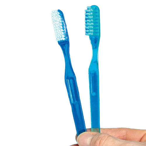Mediware Einmalzahnbürsten mit Zahnpulver beschichtet Mediware Einmalzahnbürsten mit Zahnpulver beschichtet