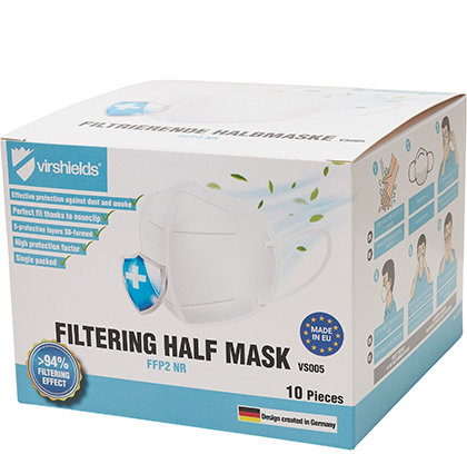 FFP2 NR Maske, Pack à 10 Stück