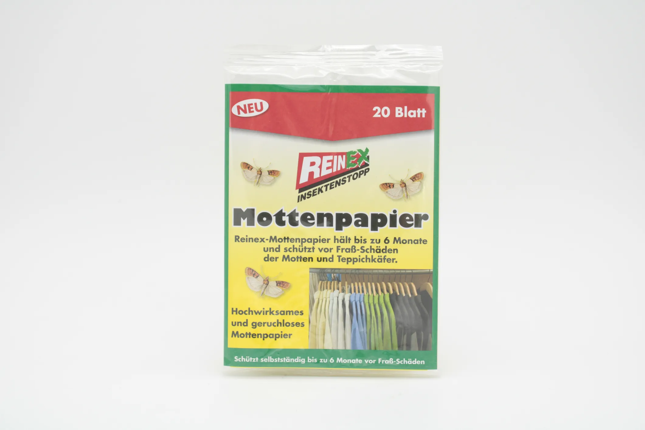 Mottenpapier 20 Blatt