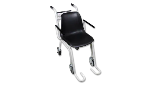 Stuhlwaage 200 kg - 2 Lenkrollen hinten mit Feststellbremse