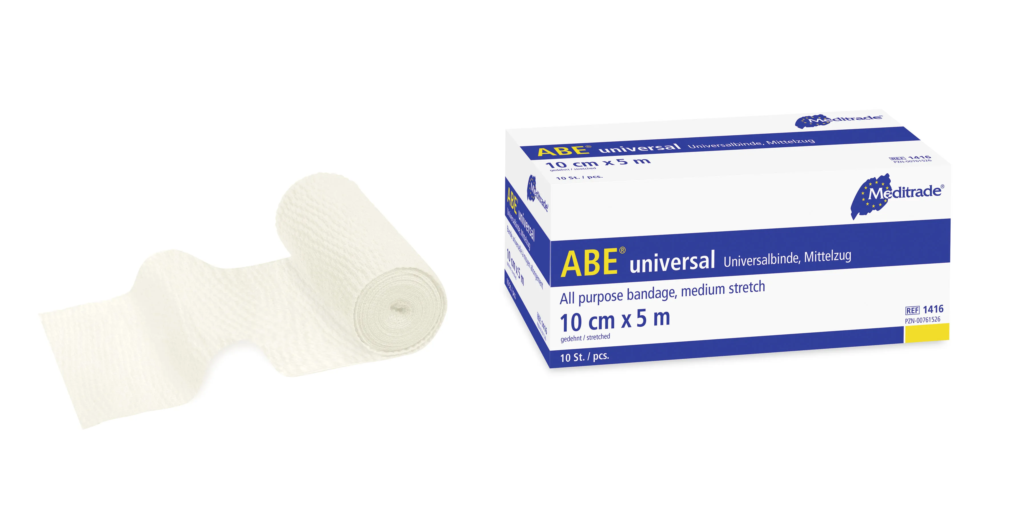 ABE® universal dauerelastische Universalbinde, steril, 12 cm x 5 m