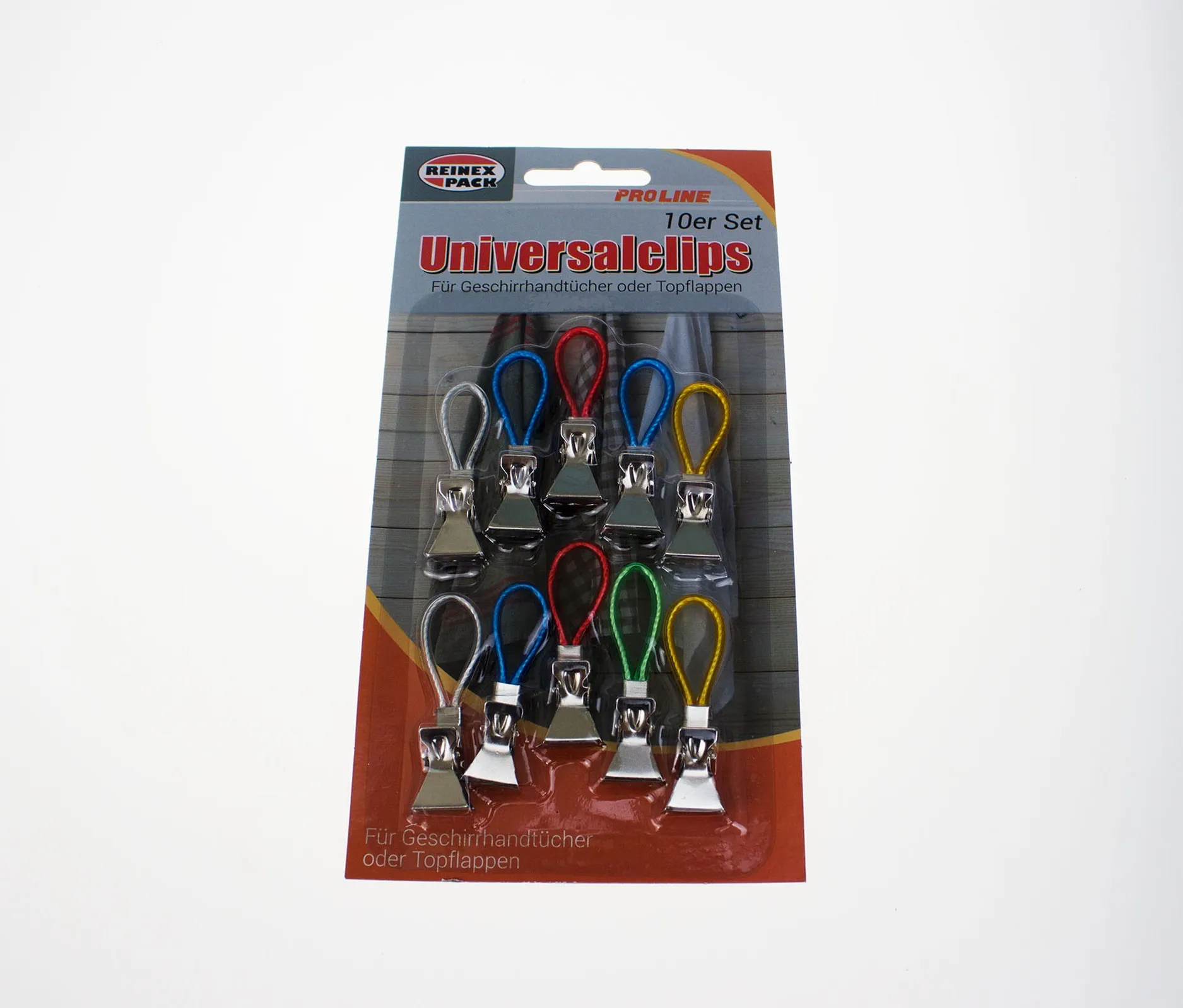 Universalclips für z.B Handtücher, 10er. Universalclips für z.B Handtücher, 10er.